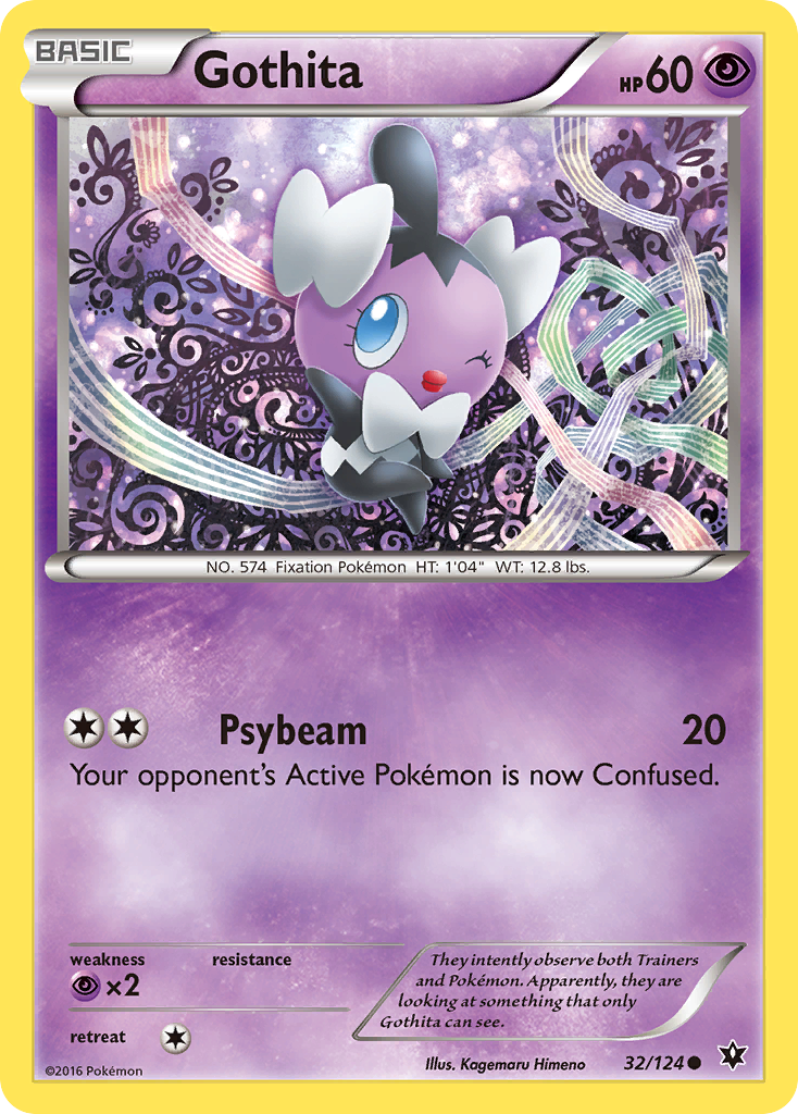 Gothita (32/124) [XY: Fates Collide] | Game Haven TX