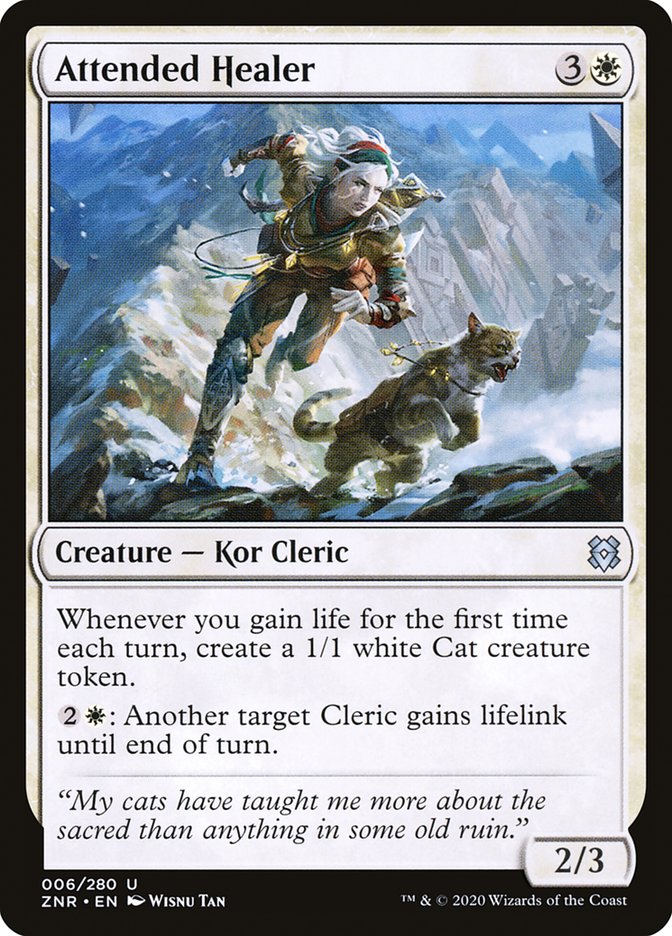 Attended Healer [Zendikar Rising] | Game Haven TX