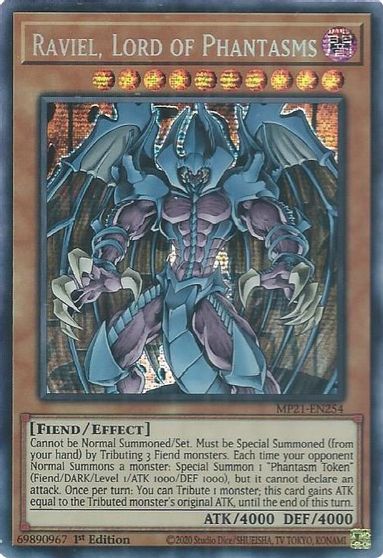 Raviel, Lord of Phantasms [MP21-EN254] Prismatic Secret Rare | Game Haven TX