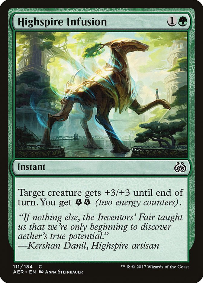 Highspire Infusion [Aether Revolt] | Game Haven TX
