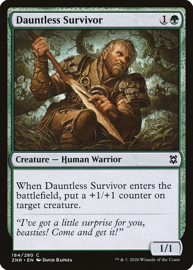 Dauntless Survivor [Zendikar Rising] | Game Haven TX