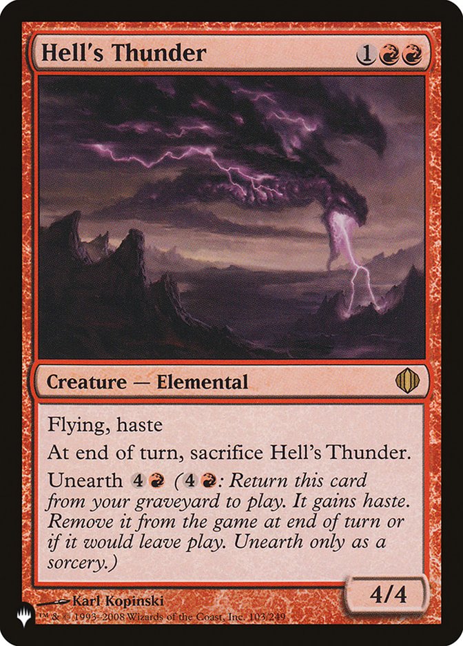 Hell's Thunder [The List] | Game Haven TX