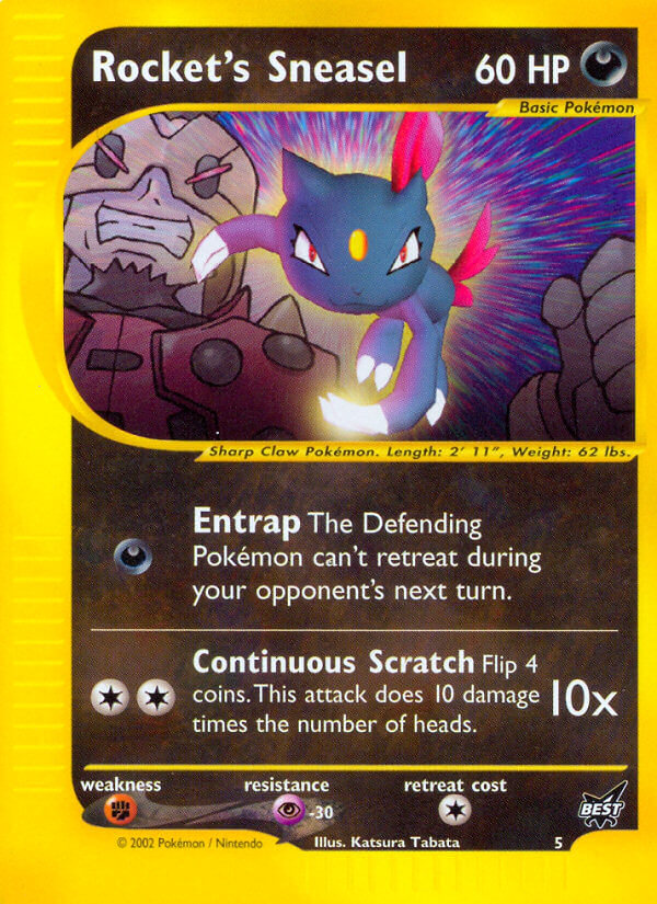 Rocket's Sneasel (5) [Best of Promos] | Game Haven TX