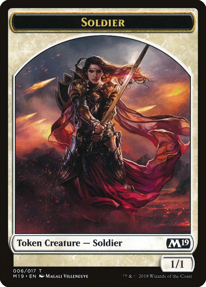 Soldier [Core Set 2019 Tokens] | Game Haven TX