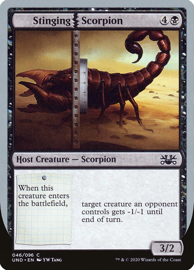 Stinging Scorpion [Unsanctioned] | Game Haven TX