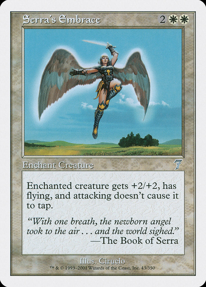 Serra's Embrace [Seventh Edition] | Game Haven TX