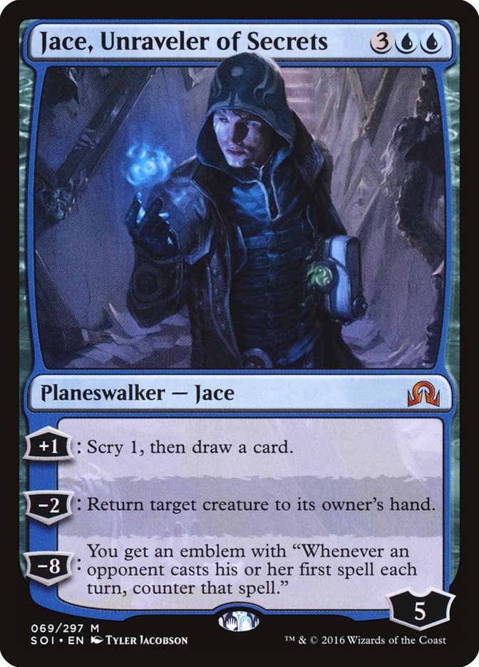 Jace, Unraveler of Secrets [Shadows over Innistrad] | Game Haven TX