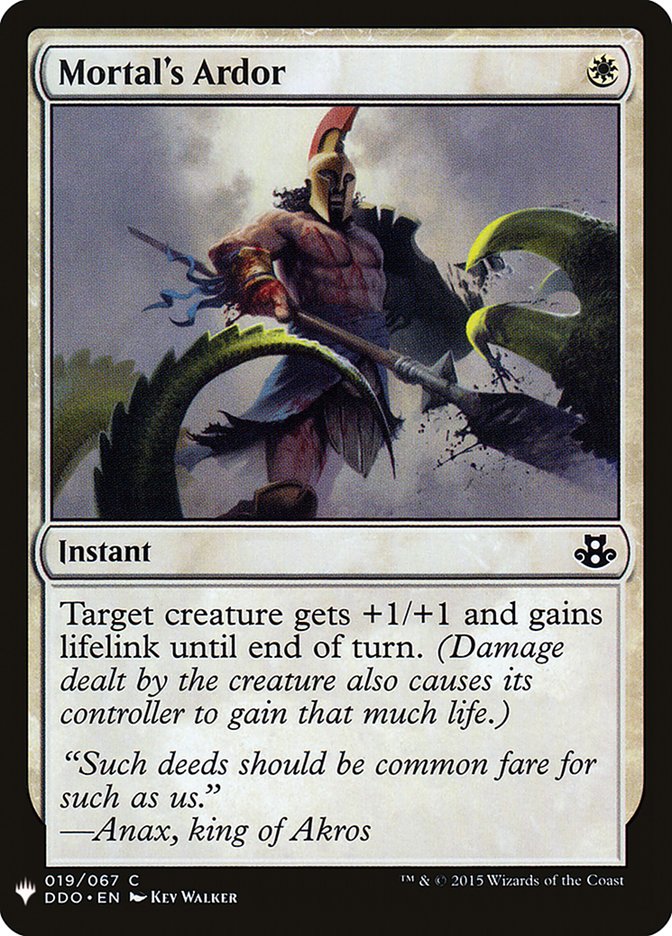 Mortal's Ardor [Mystery Booster] | Game Haven TX