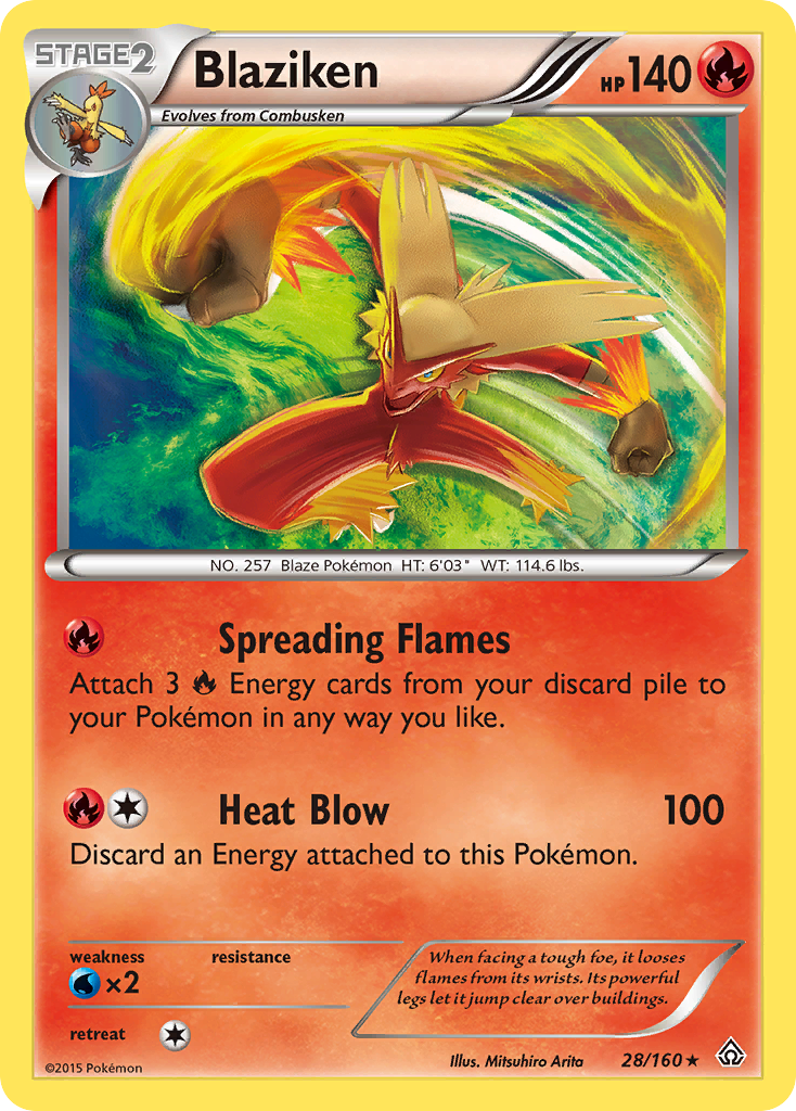 Blaziken (28/160) [XY: Primal Clash] | Game Haven TX