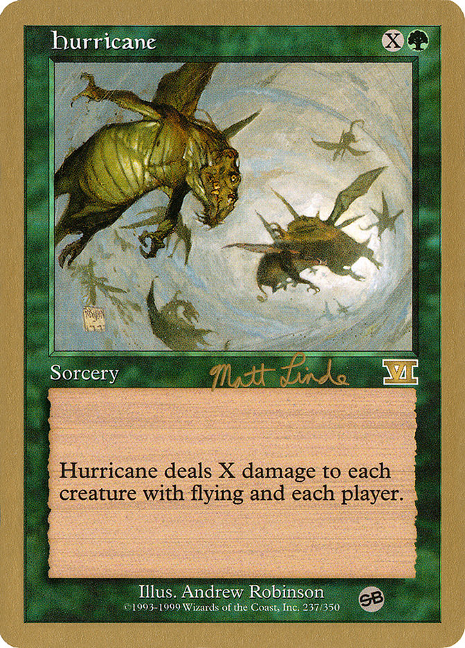 Hurricane (Matt Linde) (SB) [World Championship Decks 1999] | Game Haven TX