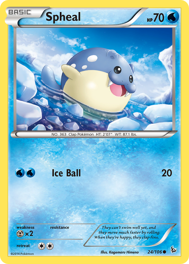 Spheal (24/106) [XY: Flashfire] | Game Haven TX