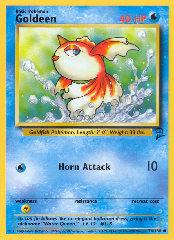 Goldeen (76/130) [Base Set 2] | Game Haven TX