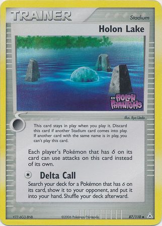 Holon Lake (87/110) (Stamped) [EX: Holon Phantoms] | Game Haven TX