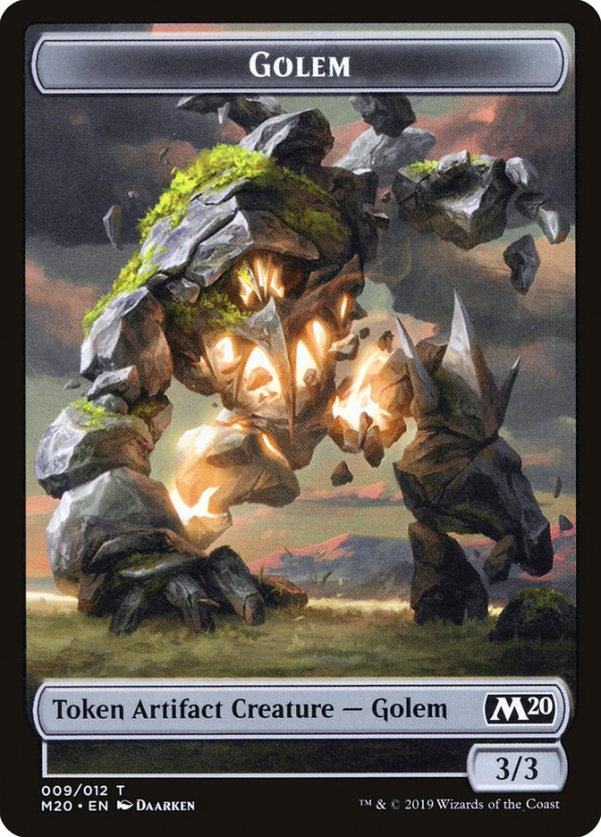 Golem Token [Core Set 2020 Tokens] | Game Haven TX