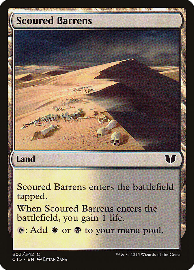 Scoured Barrens [Commander 2015] | Game Haven TX