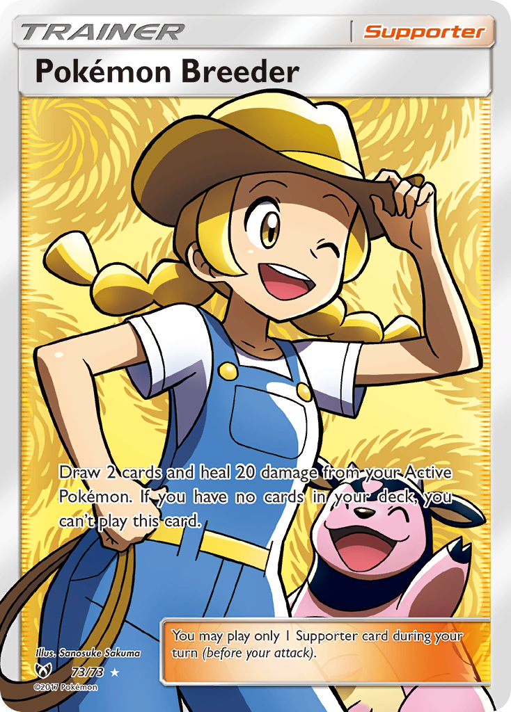 Pokemon Breeder (73/73) [Sun & Moon: Shining Legends] | Game Haven TX