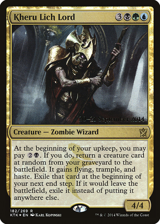 Kheru Lich Lord [Khans of Tarkir Promos] | Game Haven TX