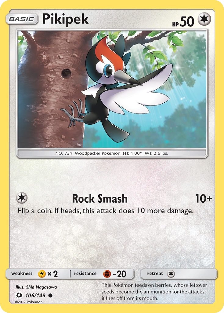 Pikipek (106/149) [Sun & Moon: Base Set] | Game Haven TX
