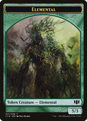 Elemental // Beast (019/036) Double-sided Token [Commander 2014 Tokens] | Game Haven TX