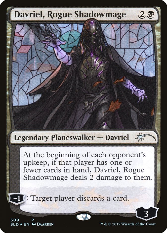 Davriel, Rogue Shadowmage (Stained Glass) [Secret Lair Drop Promos] | Game Haven TX