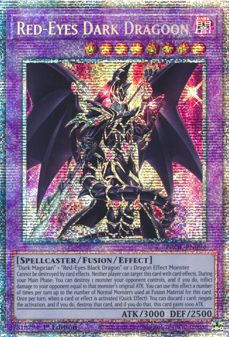 Red-Eyes Dark Dragoon [BROL-EN094] Starlight Rare | Game Haven TX
