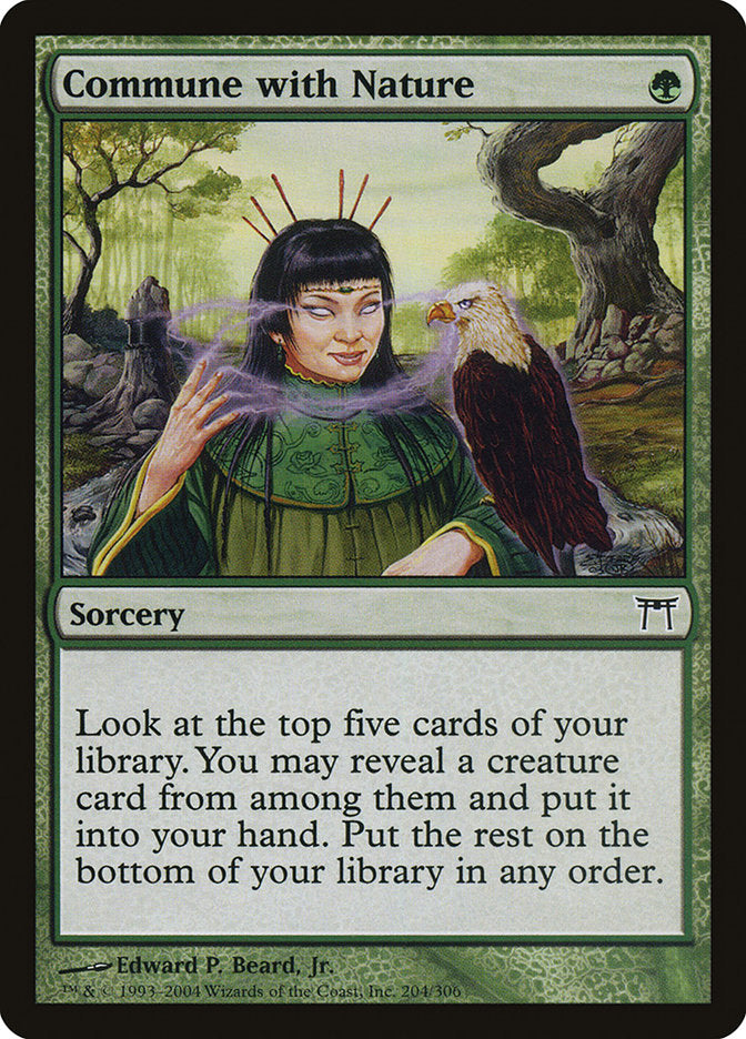 Commune with Nature [Champions of Kamigawa] | Game Haven TX