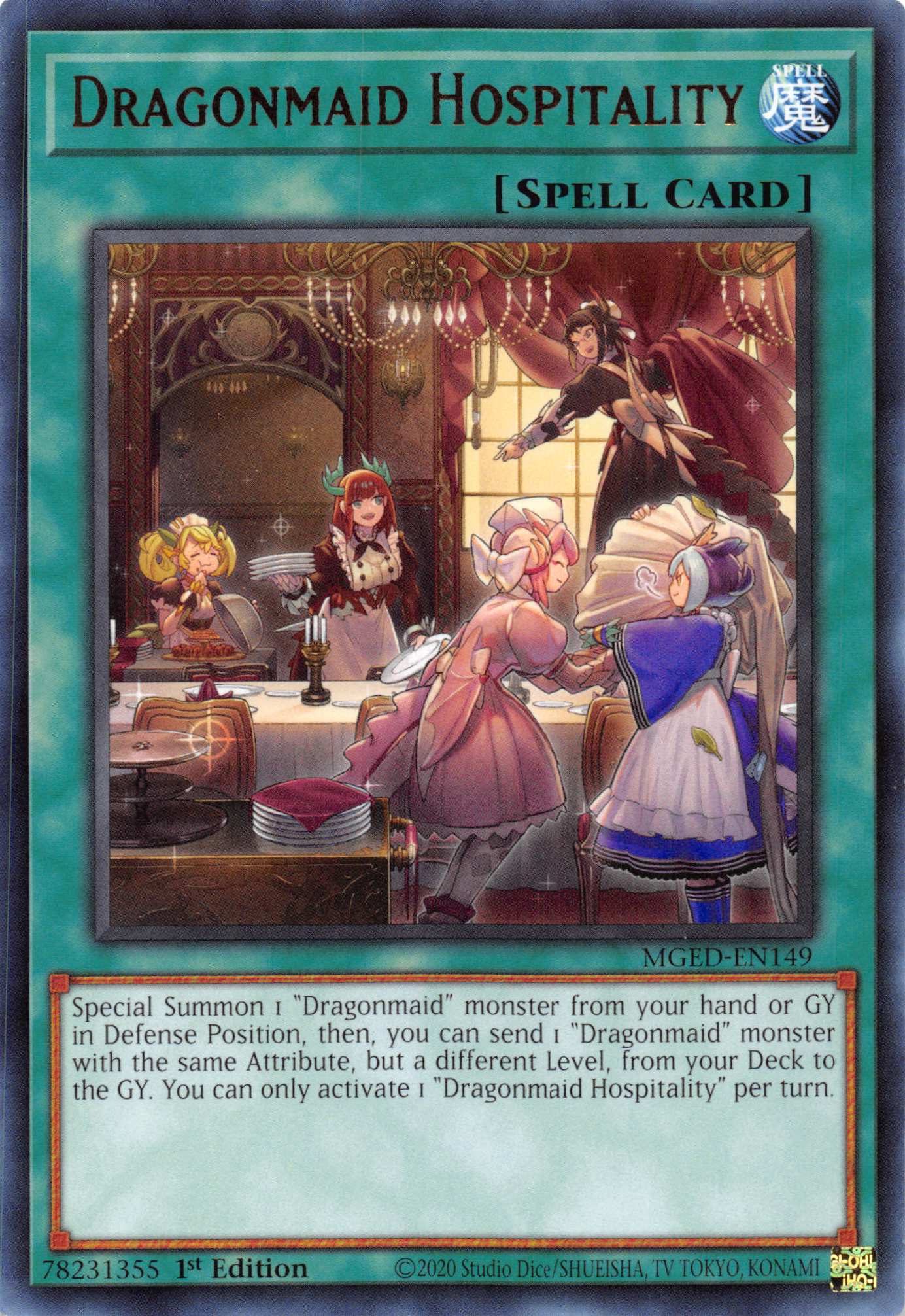 Dragonmaid Hospitality [MGED-EN149] Rare | Game Haven TX