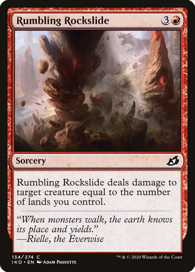 Rumbling Rockslide [Ikoria: Lair of Behemoths] | Game Haven TX