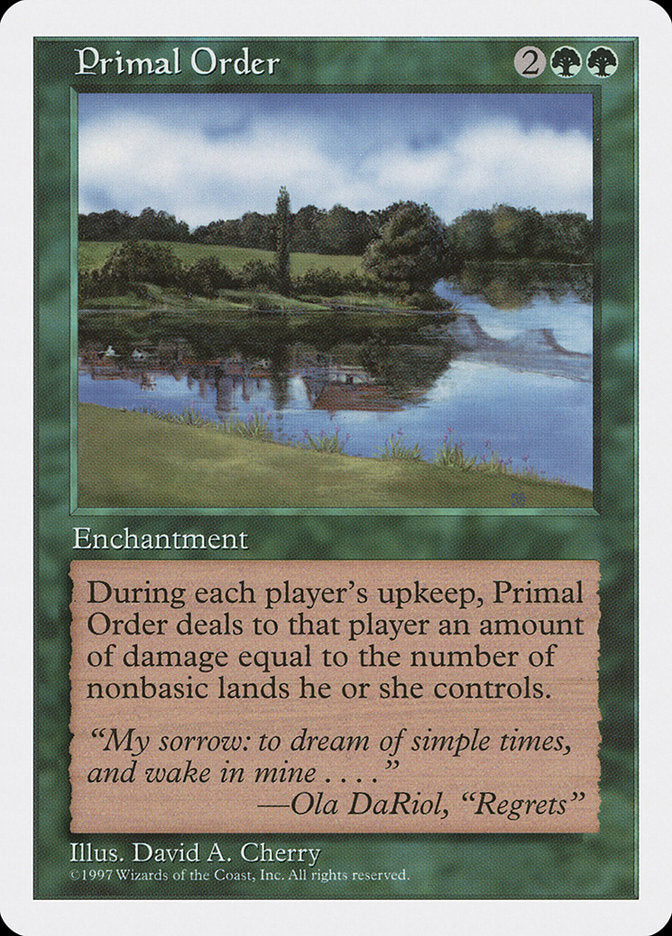 Primal Order [Fifth Edition] | Game Haven TX