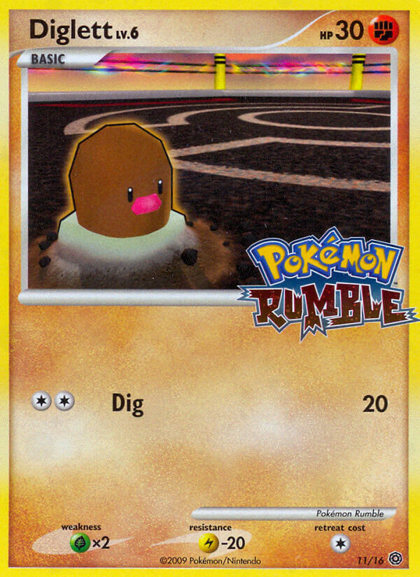 Diglett (11/16) [Pokémon Rumble] | Game Haven TX