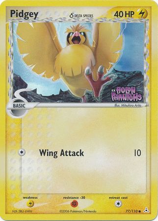 Pidgey (77/110) (Delta Species) (Stamped) [EX: Holon Phantoms] | Game Haven TX