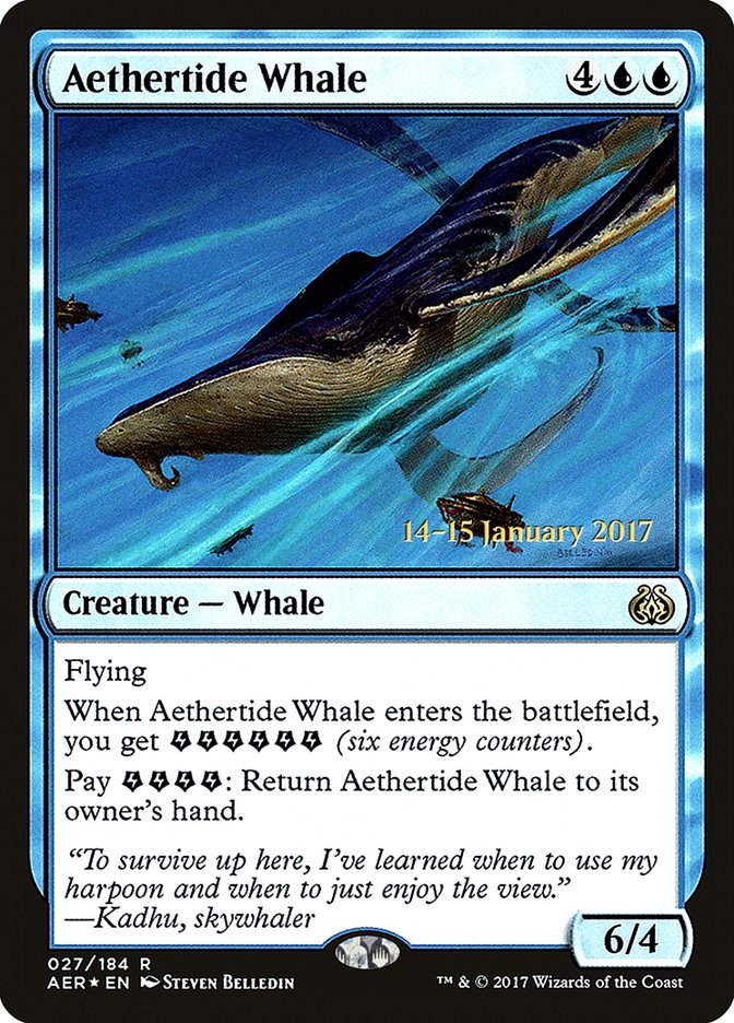Aethertide Whale [Aether Revolt Promos] | Game Haven TX