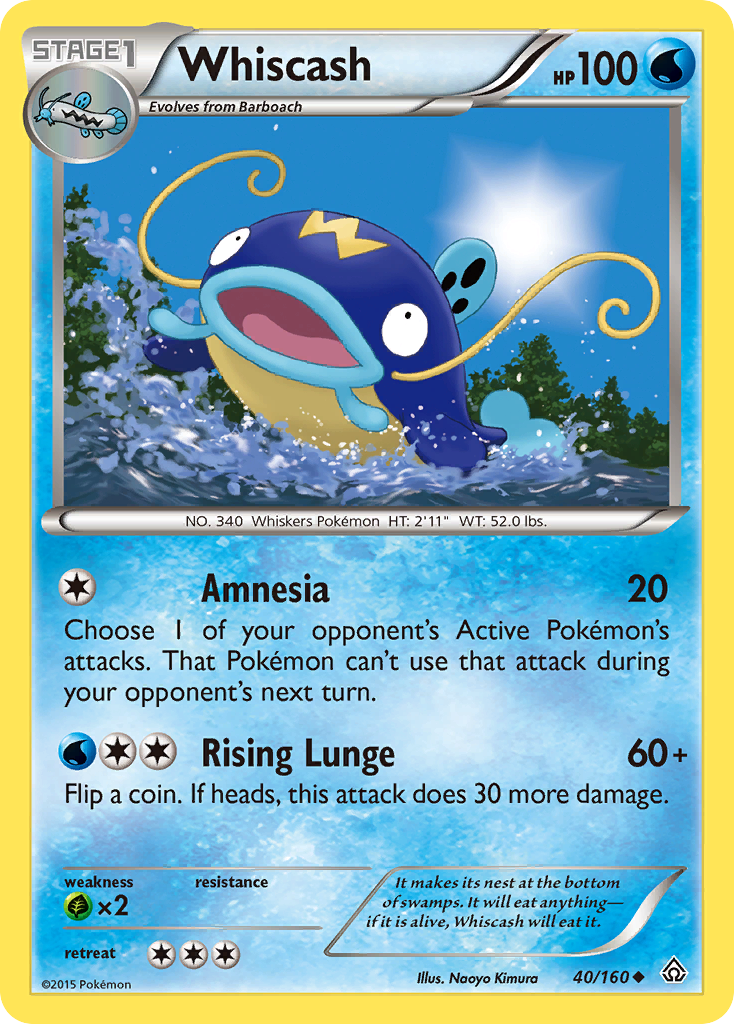 Whiscash (40/160) [XY: Primal Clash] | Game Haven TX