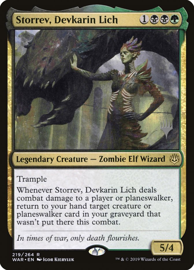 Storrev, Devkarin Lich [War of the Spark Promos] | Game Haven TX