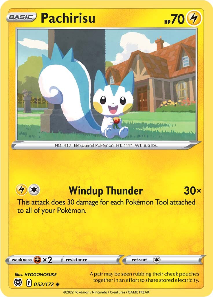 Pachirisu (052/172) [Sword & Shield: Brilliant Stars] | Game Haven TX