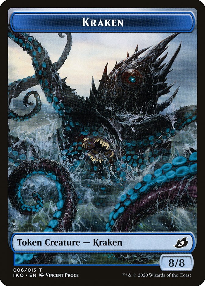 Kraken Token [Ikoria: Lair of Behemoths] | Game Haven TX