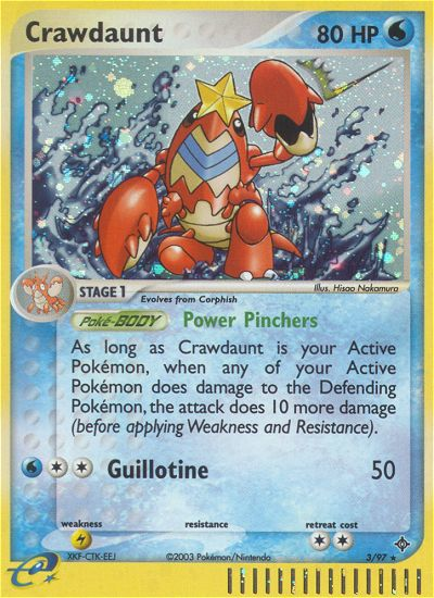 Crawdaunt (3/97) [EX: Dragon] | Game Haven TX