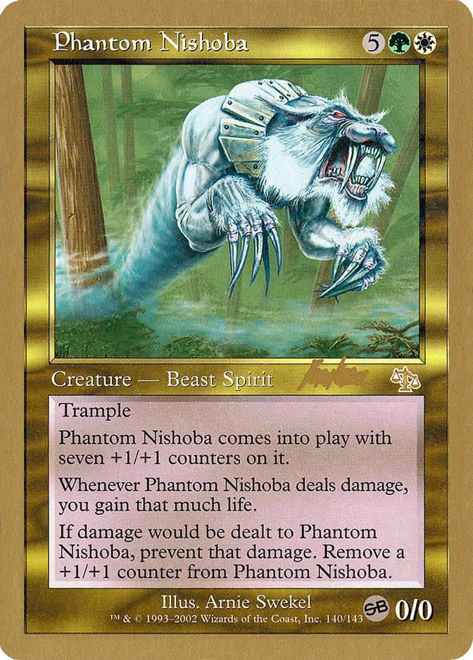 Phantom Nishoba (Brian Kibler) (SB) [World Championship Decks 2002] | Game Haven TX