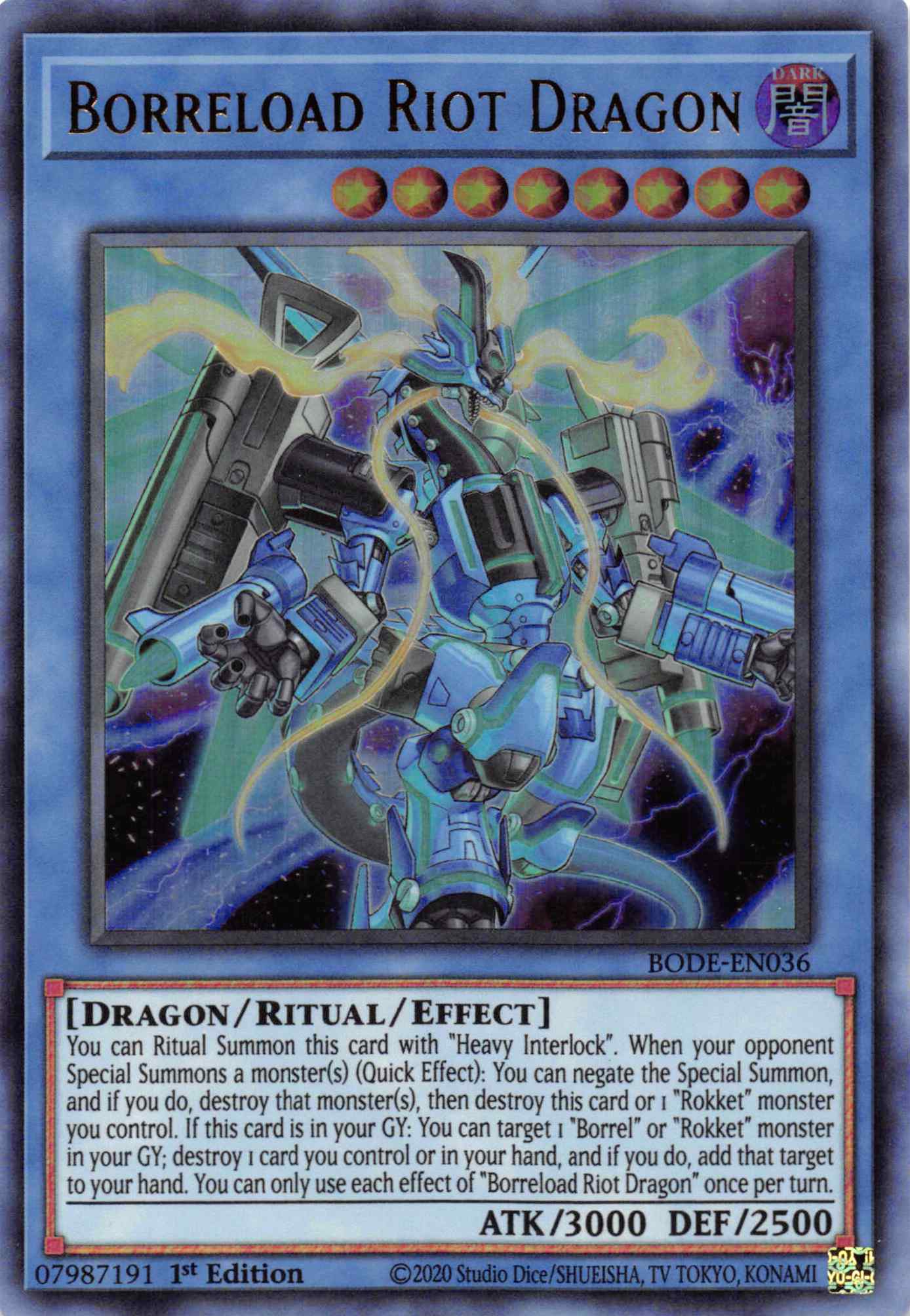 Borreload Riot Dragon [BODE-EN036] Ultra Rare | Game Haven TX