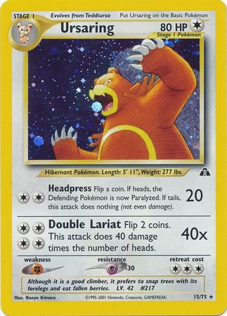 Ursaring (15/75) [Neo Discovery Unlimited] | Game Haven TX