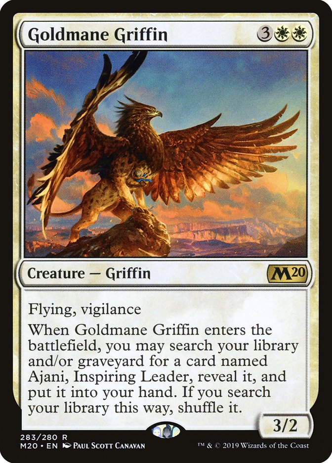Goldmane Griffin [Core Set 2020] | Game Haven TX