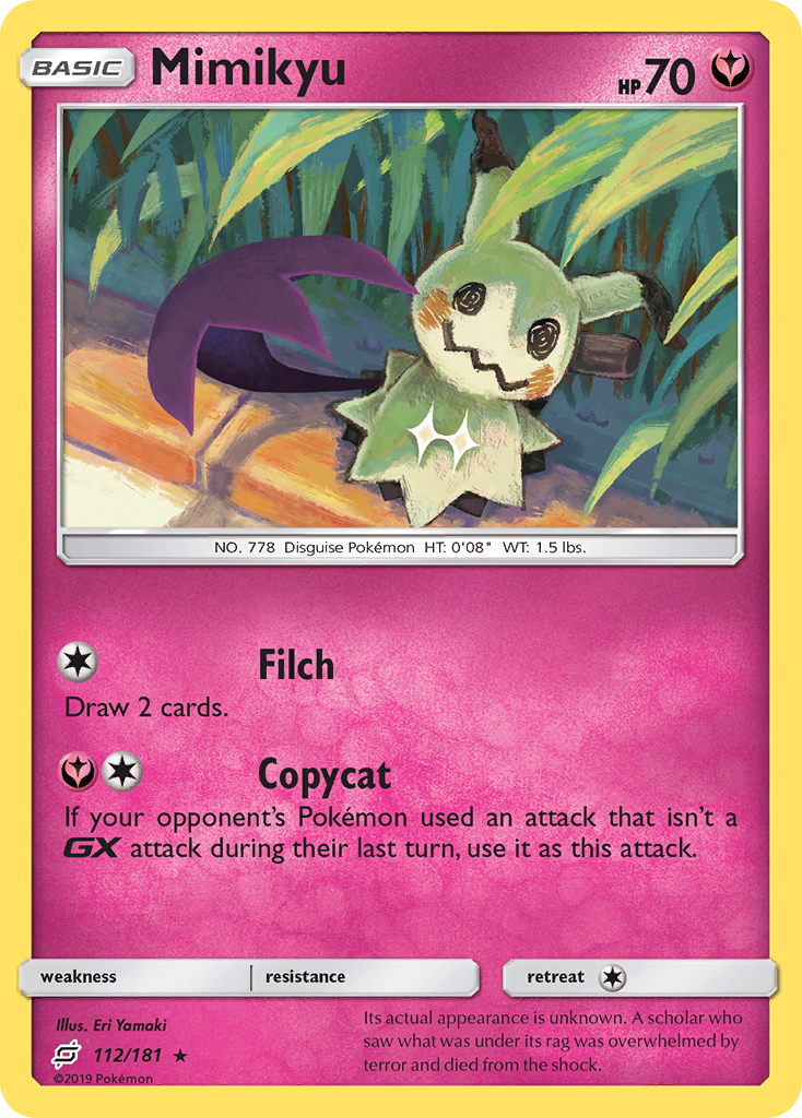 Mimikyu (112/181) [Sun & Moon: Team Up] | Game Haven TX