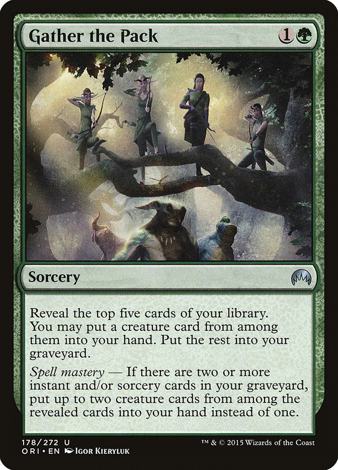Gather the Pack [Magic Origins] | Game Haven TX