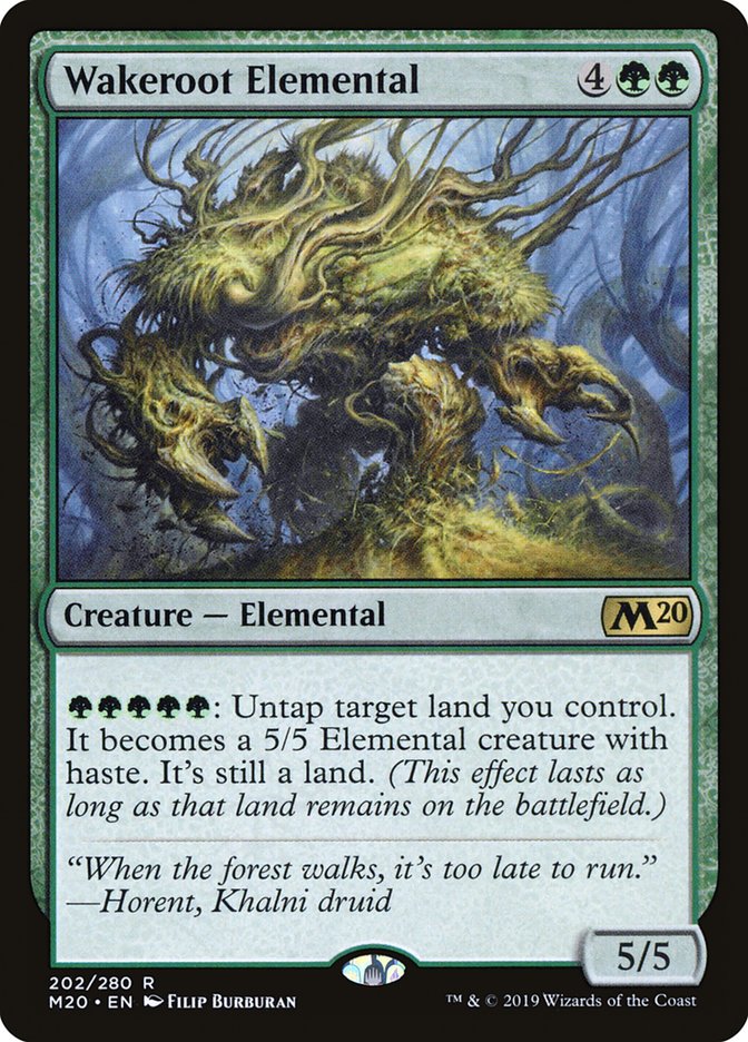 Wakeroot Elemental [Core Set 2020] | Game Haven TX
