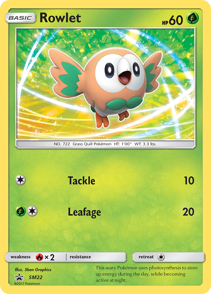 Rowlet (SM22) [Sun & Moon: Black Star Promos] | Game Haven TX