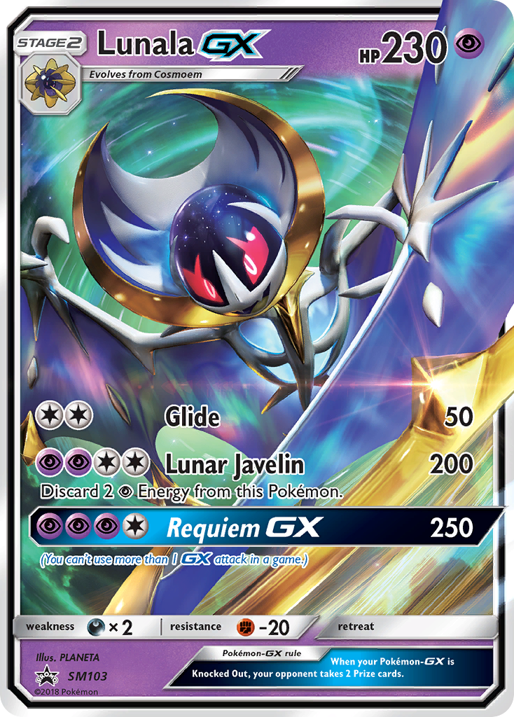 Lunala GX (SM103) [Sun & Moon: Black Star Promos] | Game Haven TX