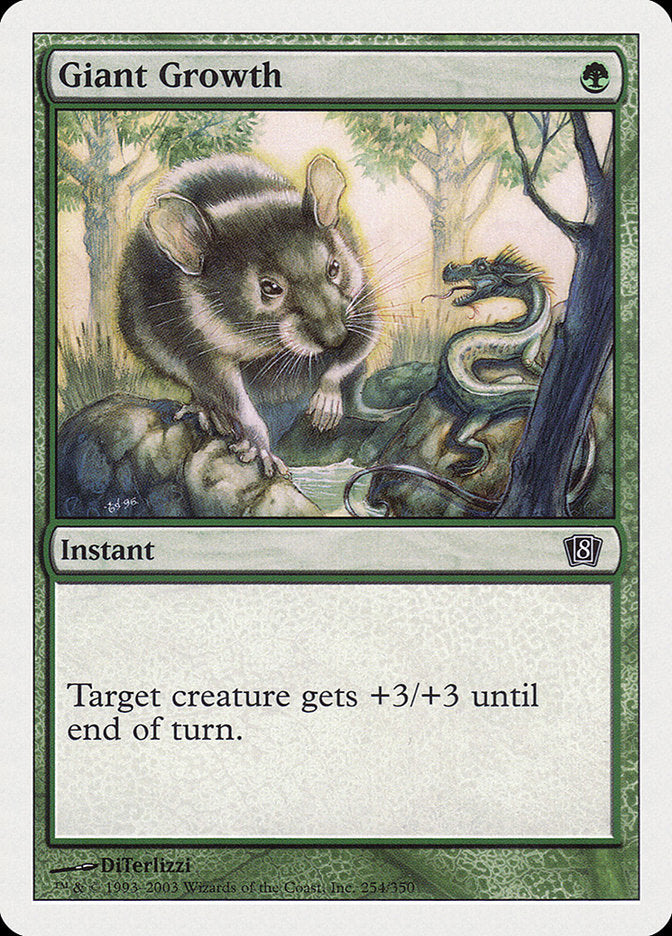 Giant Growth [Eighth Edition] | Game Haven TX