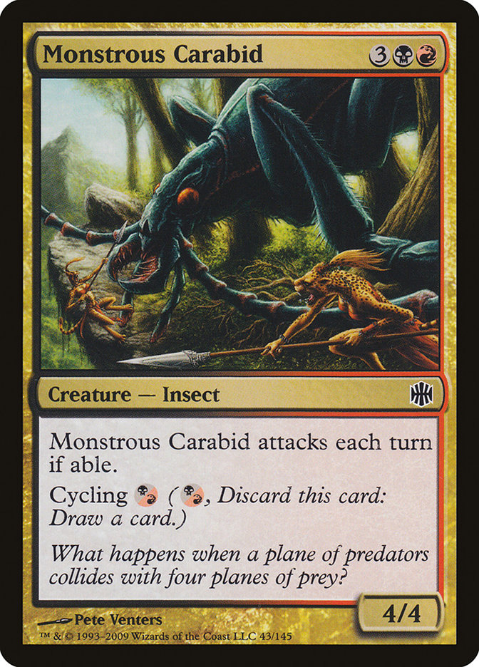 Monstrous Carabid [Alara Reborn] | Game Haven TX