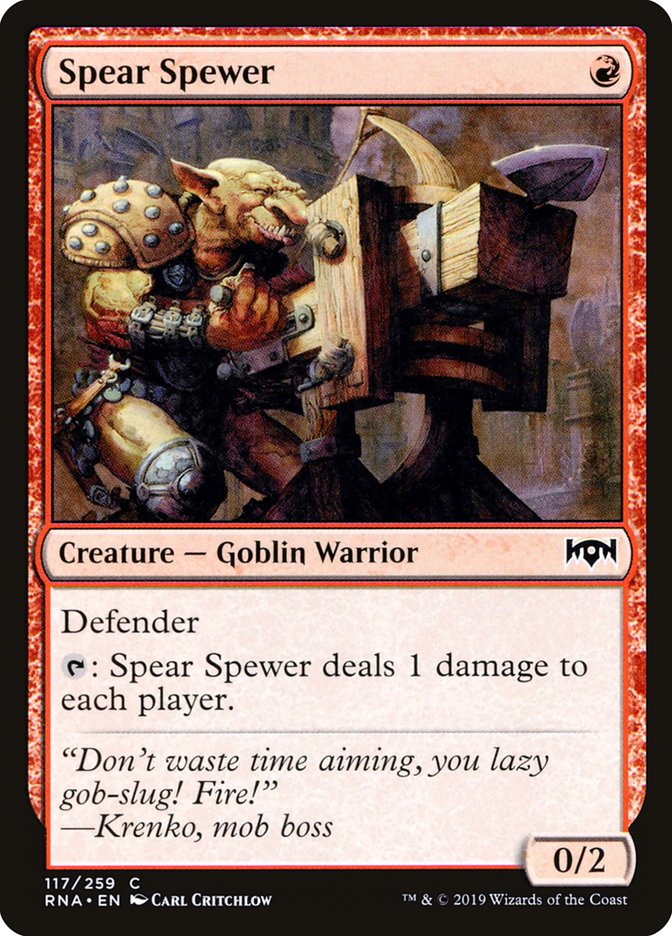 Spear Spewer [Ravnica Allegiance] | Game Haven TX