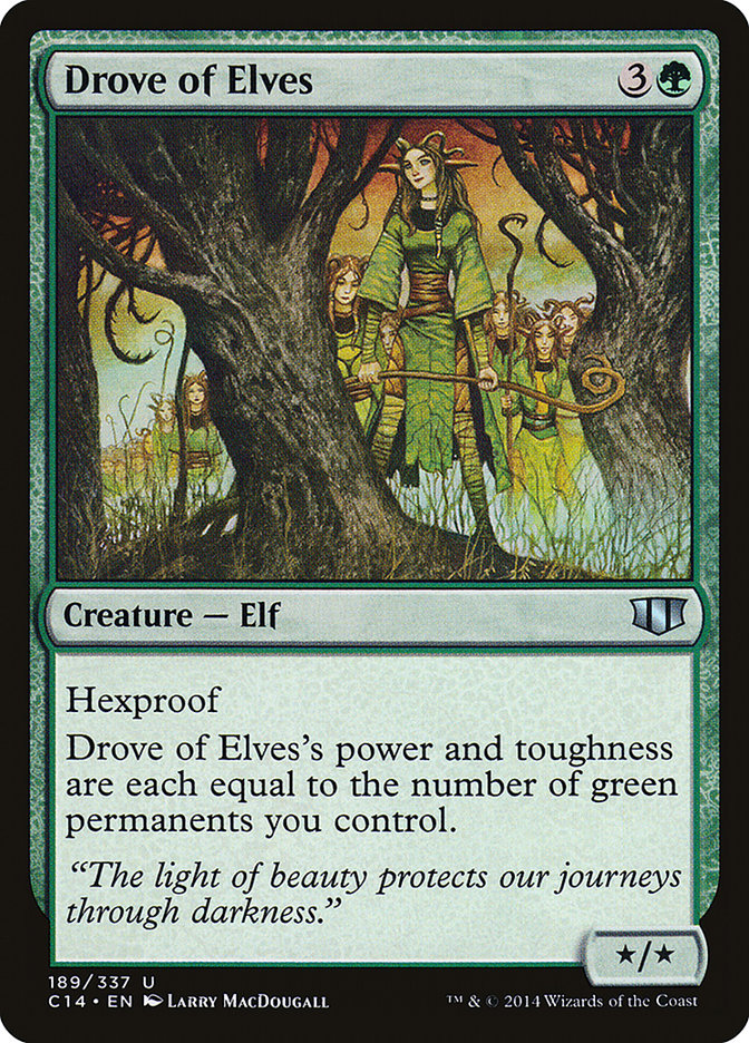 Drove of Elves [Commander 2014] | Game Haven TX